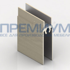 Рамка двери нижняя 5,4м Aristo Дуб дым
