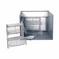 Волшебный уголок PTJ-017-GA левый (soft-closing) 40 AMIX