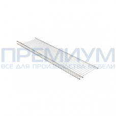 Полка сетчатая, 300*3000 мм (Металлик серебристый)